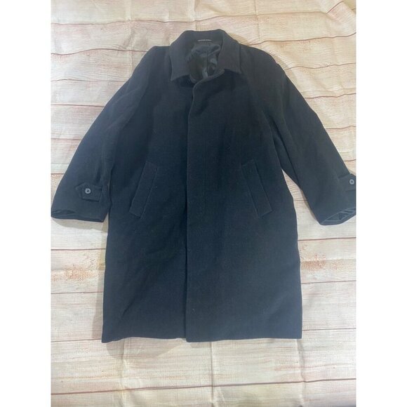 Lauren Ralph Lauren Men's Grey Wool Classic Over Coat - 48 L - Picture 5 of 12